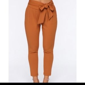 (#287) Fashion Nova tie front pants
